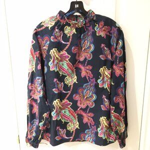 Cotton paisley top by Tibi, Small, NWT